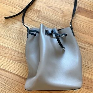 Michael Kors Leather Bucket Bag